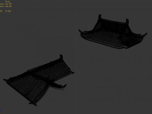 building - decoration - roof 02 3D Модель
