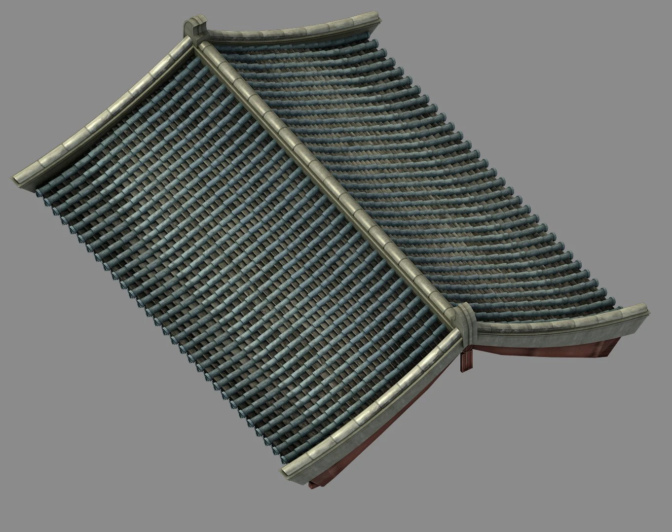 building - decoration - roof 06 3D Model .c4d .max .obj .3ds .fbx .stl .blend 