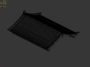 building - decoration - roof 06 3D Model
