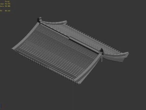 building - decoration - roof 06 3D Model