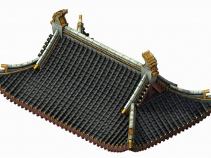 building - decoration - roof 07 3D 模型