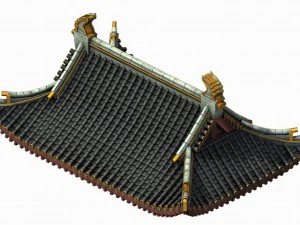 building - decoration - roof 07 3D Model