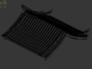 building - decoration - roof 08 3D Model
