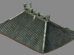 bina - dekorasyon - çatı 09 3D Model