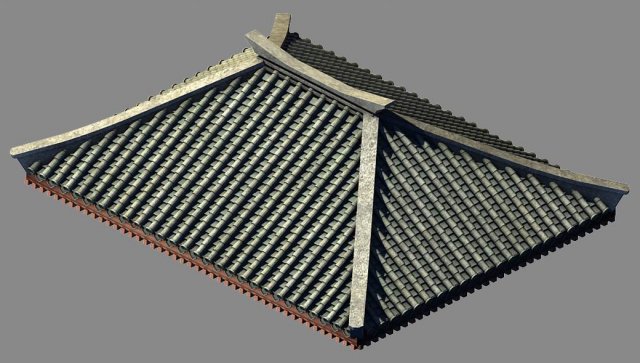 building - decoration - roof 10 3D 모델 .c4d .max .obj .3ds .fbx .stl .blend 