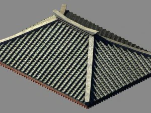 building - decoration - roof 10 3D Model