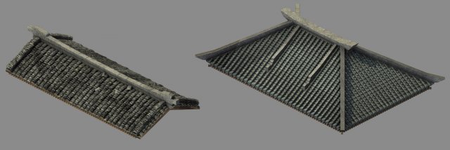 building - decoration - roof 11 Modelo 3D .c4d .max .obj .3ds .fbx .stl .blend 