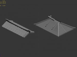 building - decoration - roof 11 Modelo 3D
