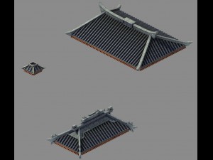building - decoration - roof 12 3D 模型