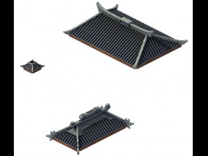 building - decoration - roof 12 Modelo 3D