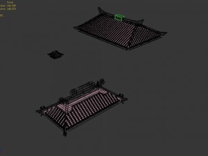 building - decoration - roof 12 Modelo 3D