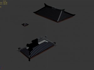 building - decoration - roof 12 Modelo 3D