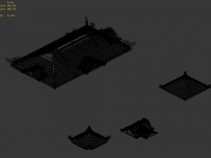 building - decoration - roof 13 3D Model