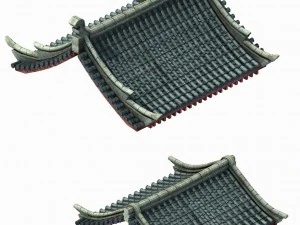 building - decoration - roof 14 3D Model