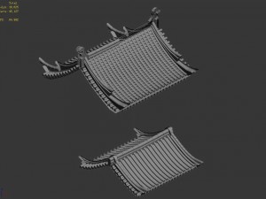 building - decoration - roof 14 3D Модель