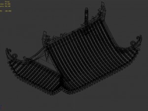 building - decoration - roof 15 Model 3D