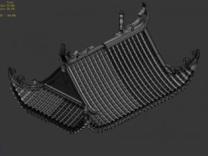 building - decoration - roof 15 Model 3D