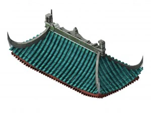 building - decoration - roof 17 3D Model