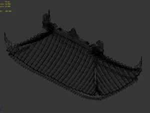 building - decoration - roof 17 3D Model