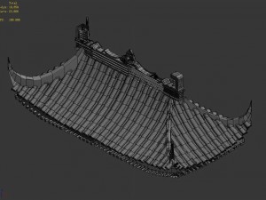 building - decoration - roof 17 Modèle 3D