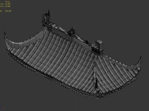 building - decoration - roof 17 3D Model