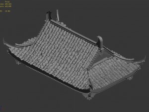 building - decoration - roof 18 3D Model