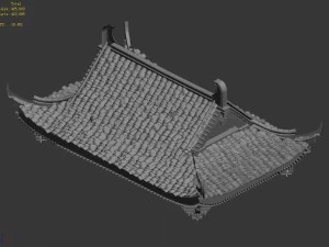 building - decoration - roof 18 3D Model