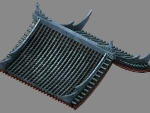 building - decoration - roof 20 3D Model