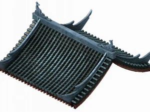 building - decoration - roof 20 3D Model