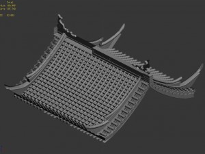 building - decoration - roof 20 3D-Modell