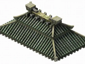 building - decoration - roof 21 3D Model
