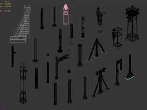 building decoration - pillar 02 3D Модель