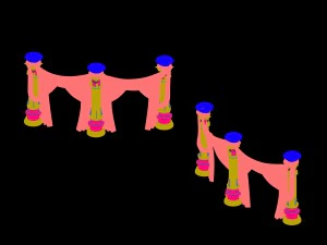 marriage - garden - pillar 01 3D Model