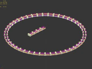 marriage - fence -01 3D Model