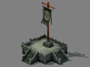 stolica - architektura - benchmark 01 Model 3D