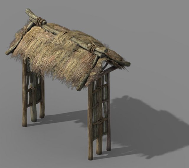 fairy mountains - straw gate 03 Modèle 3D .c4d .max .obj .3ds .fbx .stl .blend 