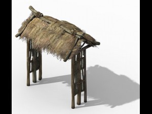 fairy mountains - straw gate 03 Modèle 3D