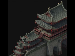 kaifeng city - city gate 01 3D मॉडल