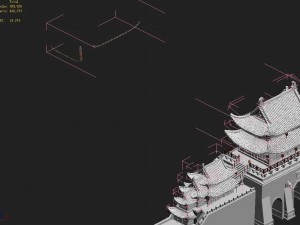 kaifeng city - city gate 01 3D मॉडल