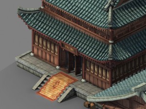 kaifeng city - inn 01 3D Модель