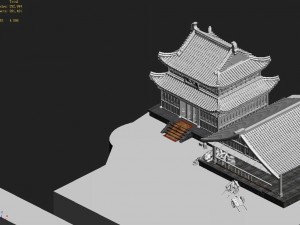 kaifeng city - inn 01 3D 模型