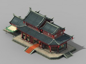 kaifeng city - bank of 01 Modelo 3D