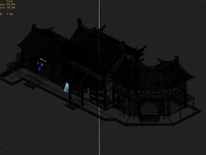 kaifeng city - market store 02 3D Model