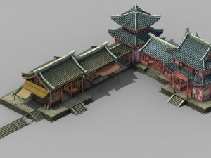 kaifeng city - medical museum 01 3D Model