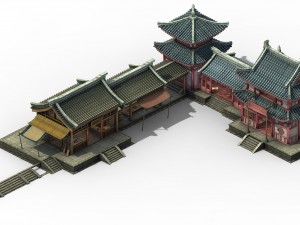 kaifeng city - medical museum 01 3D Model