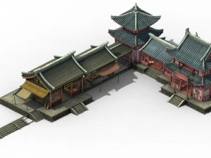 kaifeng city - medical museum 01 3D Model