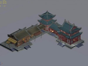 kaifeng city - medical hall 02 3D मॉडल