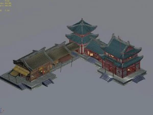 kaifeng city - medical hall 02 3D Model