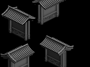 inn - fence - shing mun 2701 3D 模型
