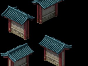 inn - fence - shing mun 2701 3D 模型